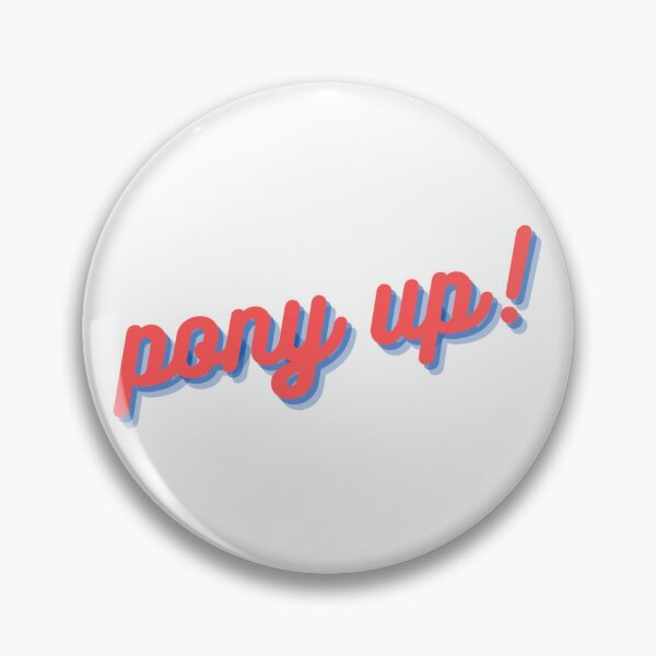 Item preview, Retro Pony Up designed and sold by Cliché Calligraphy.