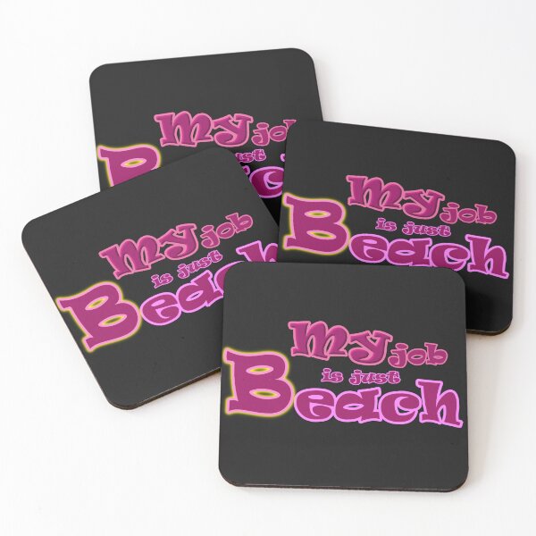 Item preview, My job is just bedch.(pink) designed and sold by meaningspace.