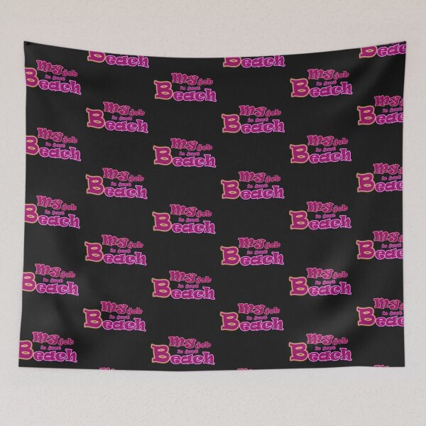 Item preview, My job is just bedch.(pink) designed and sold by meaningspace.