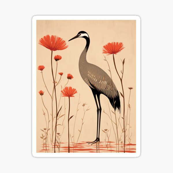 Item preview, American Sandhill Crane designed and sold by CamilleNorris.