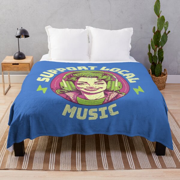 Item preview, Support local music musician logo typography text | Morcaworks designed and sold by Morcawork.