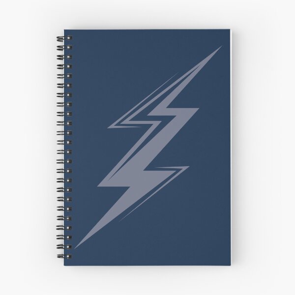 Aperçu de l'œuvre Symbole de l'éclair de Zeus - Gris tempête créée et vendue par itsgoodjunk.