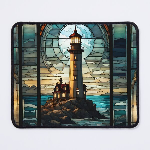 Item preview, Lighthouse Stained Glass designed and sold by FalseGlimmer.