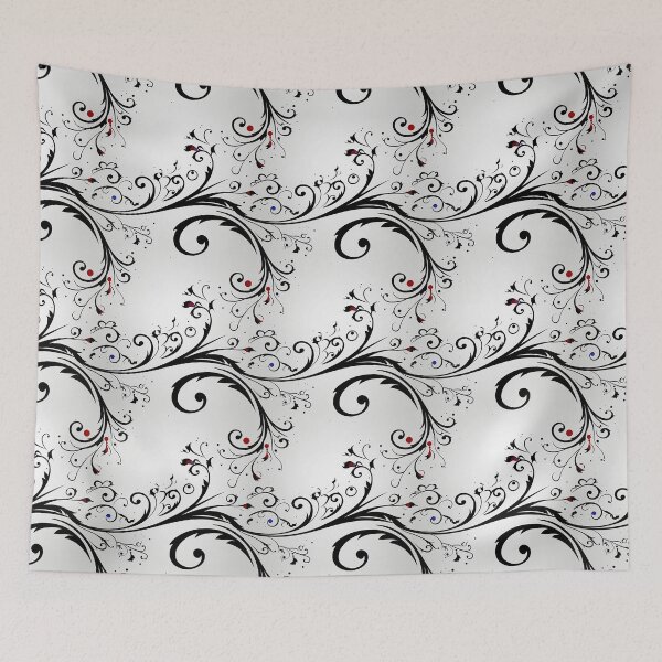 Item preview, Minimal Floral Pattern No.32 designed and sold by exitbird.
