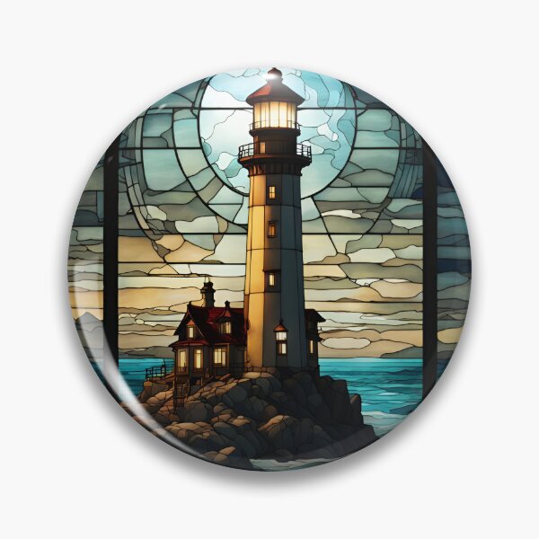 Item preview, Lighthouse Stained Glass designed and sold by FalseGlimmer.