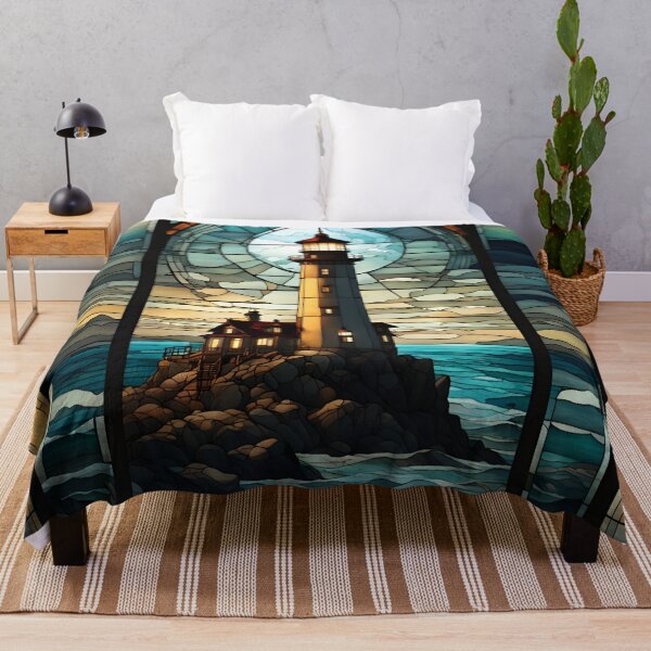 Item preview, Lighthouse Stained Glass designed and sold by FalseGlimmer.