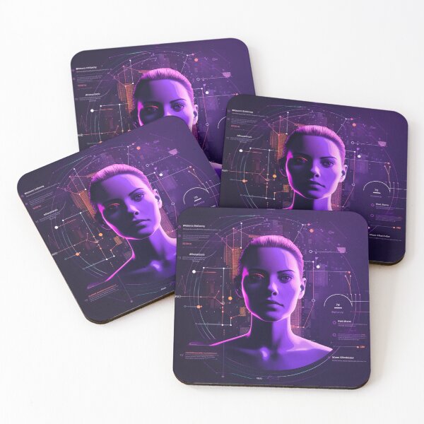 Item preview, Purple Tech Woman designed and sold by Negronbebe.