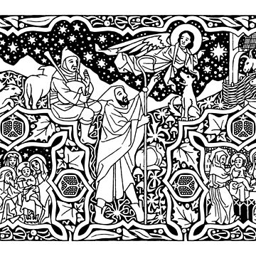 Artwork thumbnail, Christmas: Annunciation to the Shepherds by Daniel Mitsui