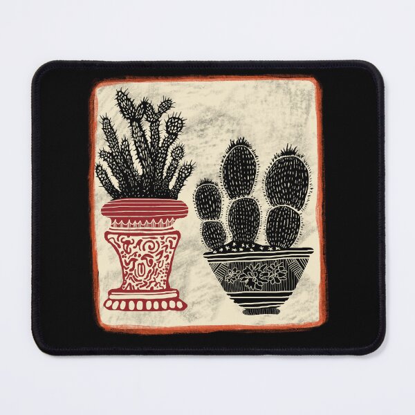 Item preview, Cacti Pair Woodcut designed and sold by dialon25.