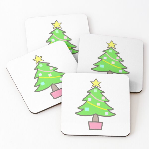 Item preview, Pixel art Christmas tree with gifts designed and sold by nuchz.