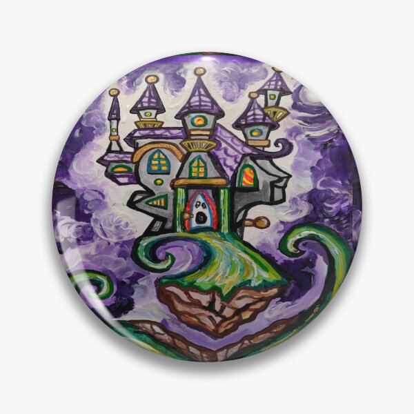 Item preview, Halloween Haunted Night Castle Painting designed and sold by Deborah Camp.