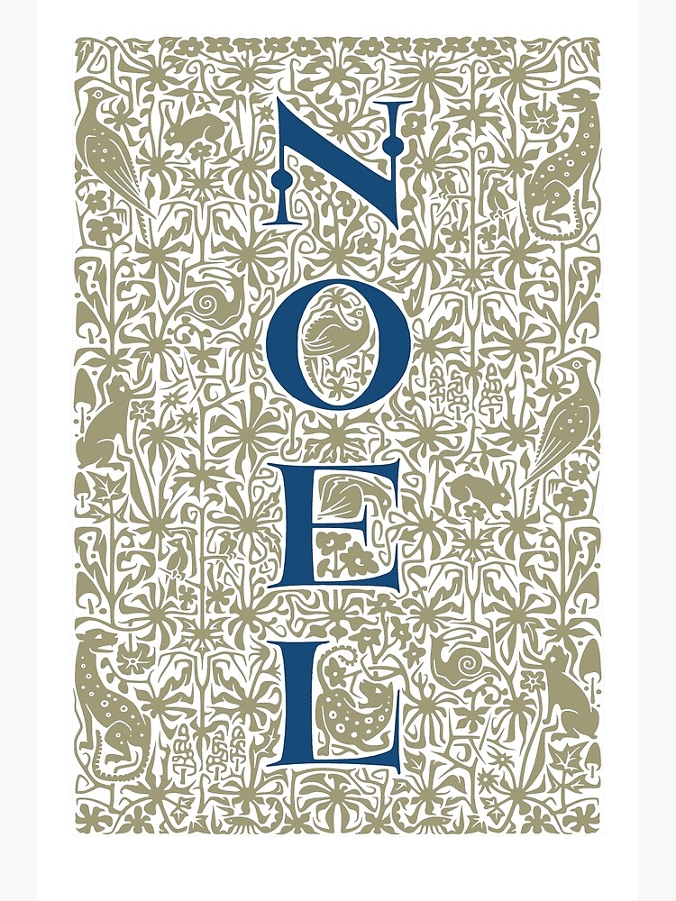 Thumbnail 2 of 2, Greeting Card, Christmas: Noel (Vertical) designed and sold by danmitsui.