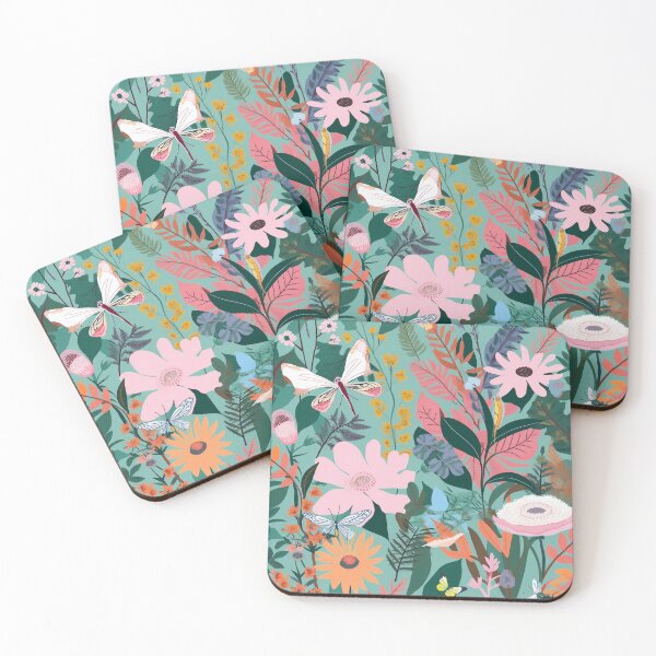 Item preview, Turquoise Tranquility: Blush Blooms Edition designed and sold by 21 Tulips.
