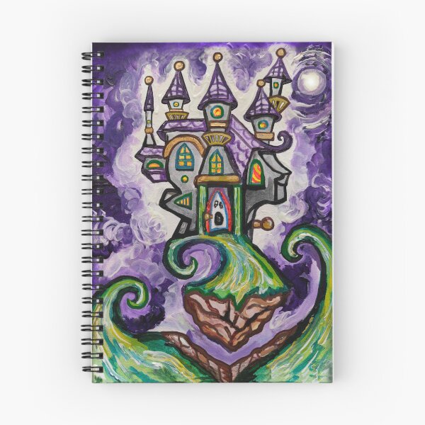 Item preview, Halloween Haunted Night Castle Painting designed and sold by Deborah Camp.