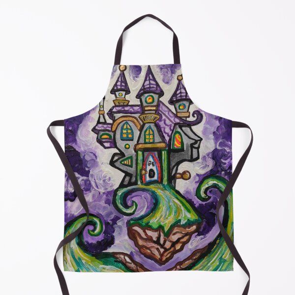 Item preview, Halloween Haunted Night Castle Painting designed and sold by Deborah Camp.