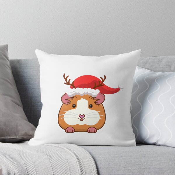 Item preview, Cute Christmas guineapig with santa hat designed and sold by Fern-and-Fyre.