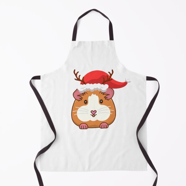 Item preview, Cute Christmas guineapig with santa hat designed and sold by Fern-and-Fyre.
