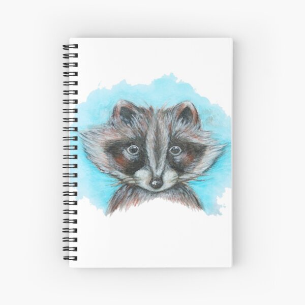 Raccoon Spiral Notebook