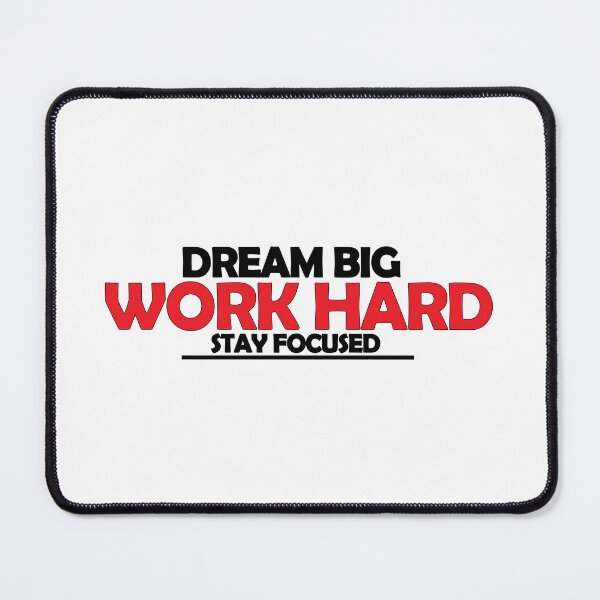 Item preview, Dream Big, Work Hard, Stay Focused designed and sold by Positive Mindzet!.