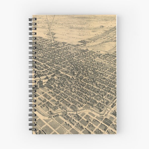 Item preview, Vintage Pictorial Map of Stockton California (1895) designed and sold by BravuraMedia.