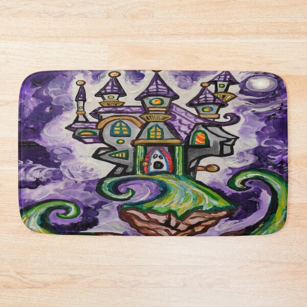 Item preview, Halloween Haunted Night Castle Painting designed and sold by Deborah Camp.