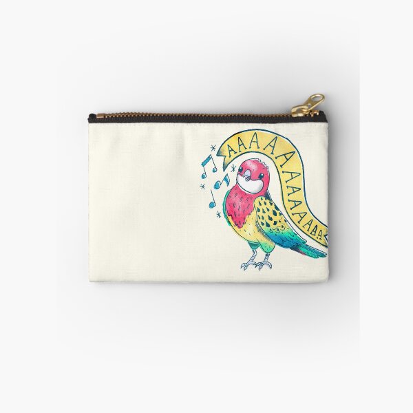 Item preview, Eastern Rosella Parrot Screaming as Tattoo Flash designed and sold by narwhalwall.