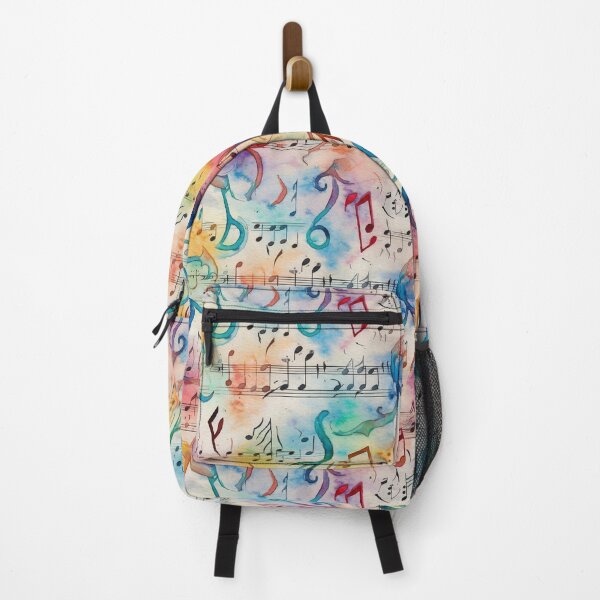 Item preview, Musical notes watercolor style seamless pattern designed and sold by MiraCleAI.