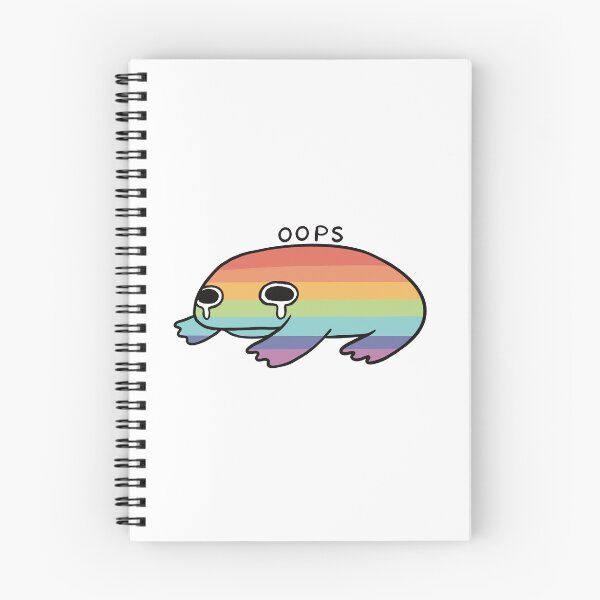 Item preview, Oops, Rainbow Frog| Cute Pride Frog, Frog Sticker, Funny Frog Art  designed and sold by iristocat.