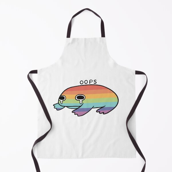 Item preview, Oops, Rainbow Frog| Cute Pride Frog, Frog Sticker, Funny Frog Art designed and sold by iristocat.