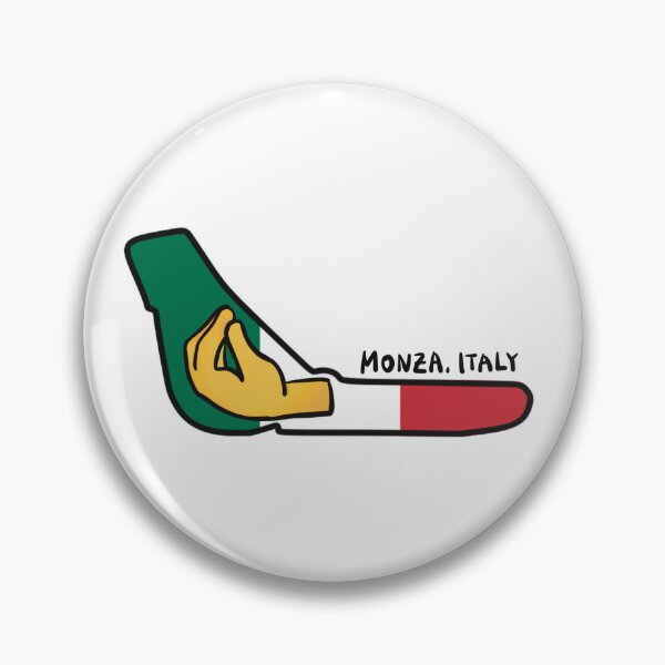 Item preview, Monza Circuit Drawing with Italian Hand designed and sold by PoleToWin.