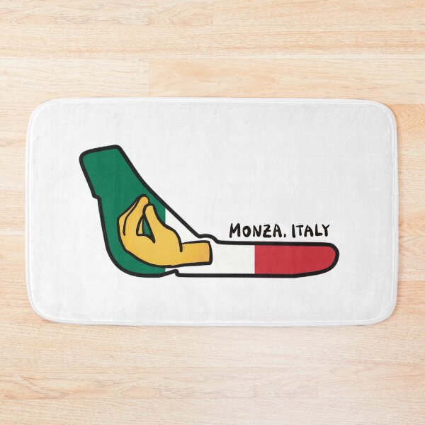 Item preview, Monza Circuit Drawing with Italian Hand designed and sold by PoleToWin.