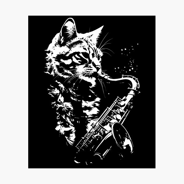 Item preview, Sax Cat designed and sold by Studio Bankai.