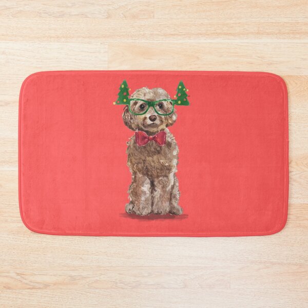 Item preview, Brown Labradoodle, Cockapo, Cavoodle Christmas Dog  designed and sold by beastieboutique.