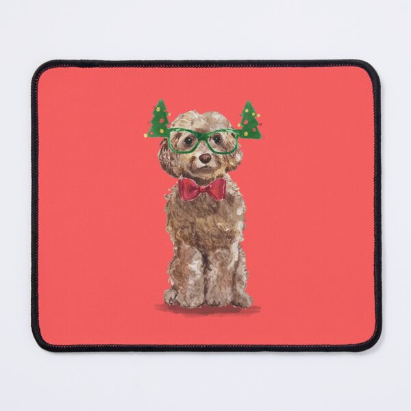 Item preview, Brown Labradoodle, Cockapo, Cavoodle Christmas Dog  designed and sold by beastieboutique.
