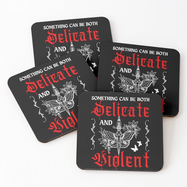 Item preview, Something Can Be Both Delicate And Violent  At The Same Time designed and sold by YerrouDesing.