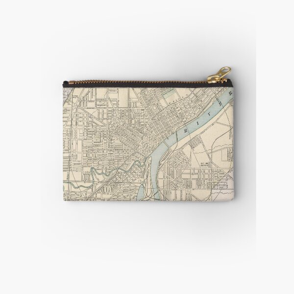 Item preview, Vintage Map of Toledo Ohio (1901) designed and sold by BravuraMedia.