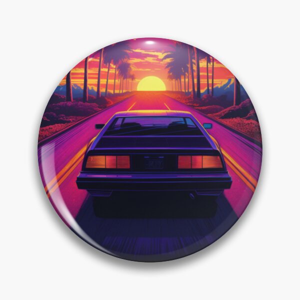 Item preview, Synthwave Sunset Drive Poster Classic T-Shirt designed and sold by JohanneMertens.