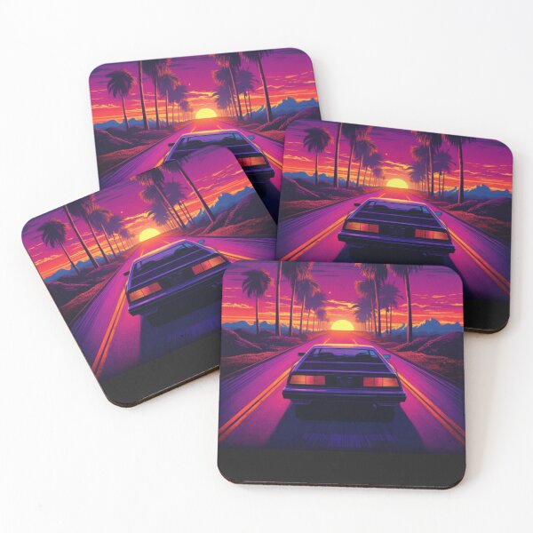 Item preview, Synthwave Sunset Drive Poster Classic T-Shirt designed and sold by JohanneMertens.