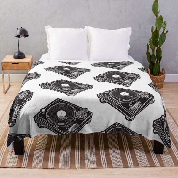 Item preview, Vinyl Record Player Y2K Style (White Lines + Black Drop Shadow) Analog / Music designed and sold by analogdigitalvz.