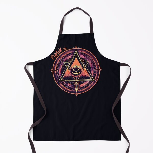 Item preview, Pumpkin: Mystical and Spooky Halloween Artwork with Geometric Emblem designed and sold by Wicc-a.