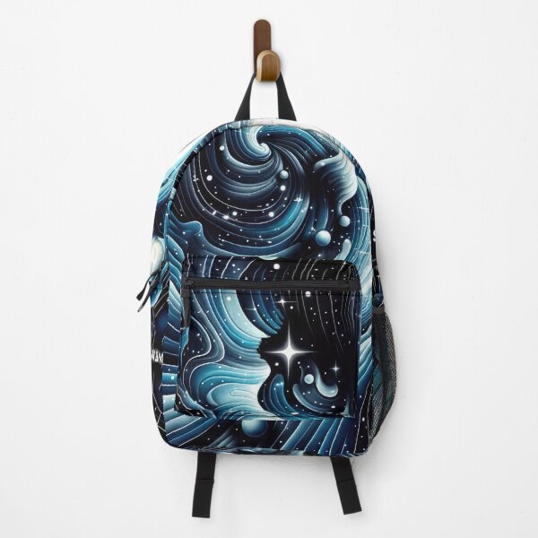 Item preview, Stellar Sojourn Map in Swirling Blues designed and sold by Newpixelland.