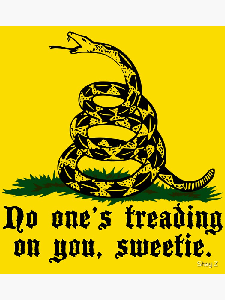 Gadsden No Step On Snek Green Vinyl Decal Bumper Sticker