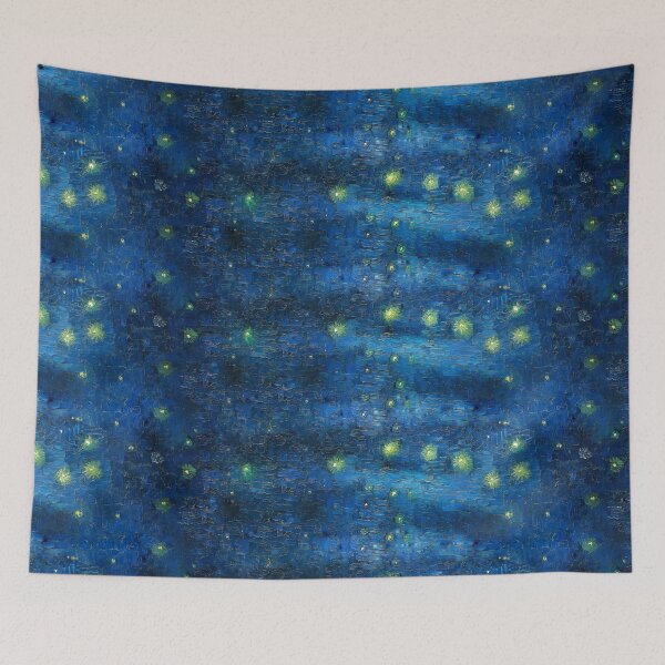 Item preview, Starry Night Pattern designed and sold by BloodSweatNTers.