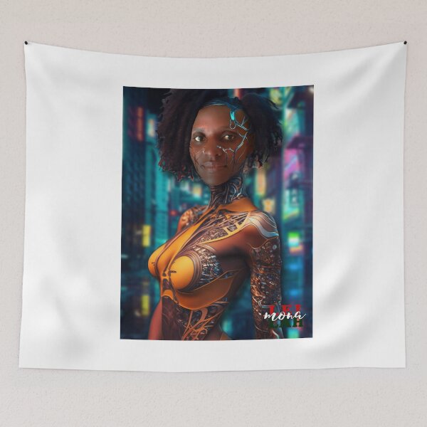 Item preview, African Space Girl; Kenya; Science Fiction; designed and sold by Mona-Leilah.