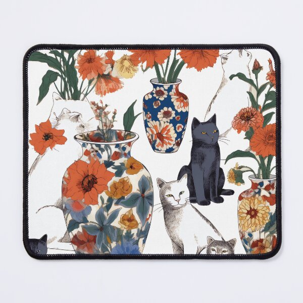 Item preview, Kitty Chronicles: Felines Frolic with Finest Vases designed and sold by 21 Tulips.