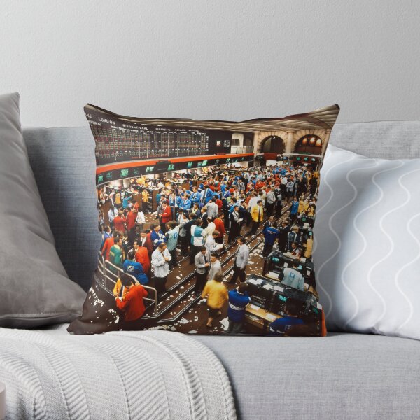 Liffe - London International Financial Futures Exchange Throw Pillow