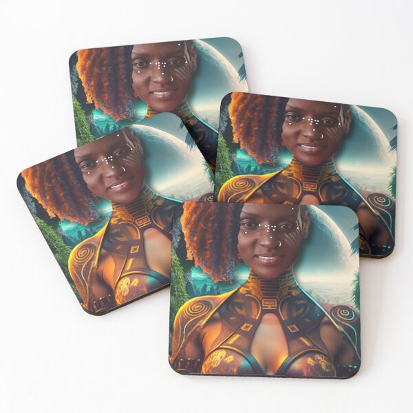 Item preview, African Space Girl; Kenya; Science Fiction; designed and sold by Mona-Leilah.