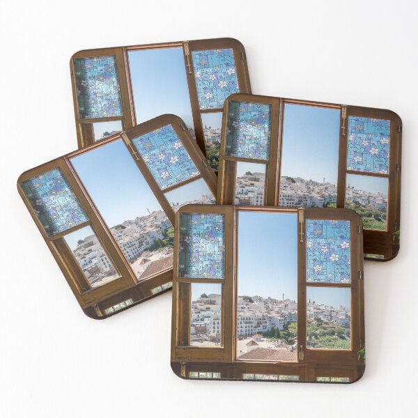 Item preview, A View of Frigiliana, Spain through the window designed and sold by JoSowden.