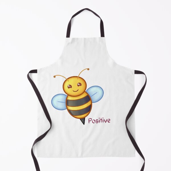 Item preview, Bee positive text sticker designed and sold by Cosmicworld07.