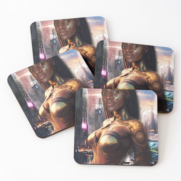 Item preview, African Space Girl; Kenya; Science Fiction; designed and sold by Mona-Leilah.